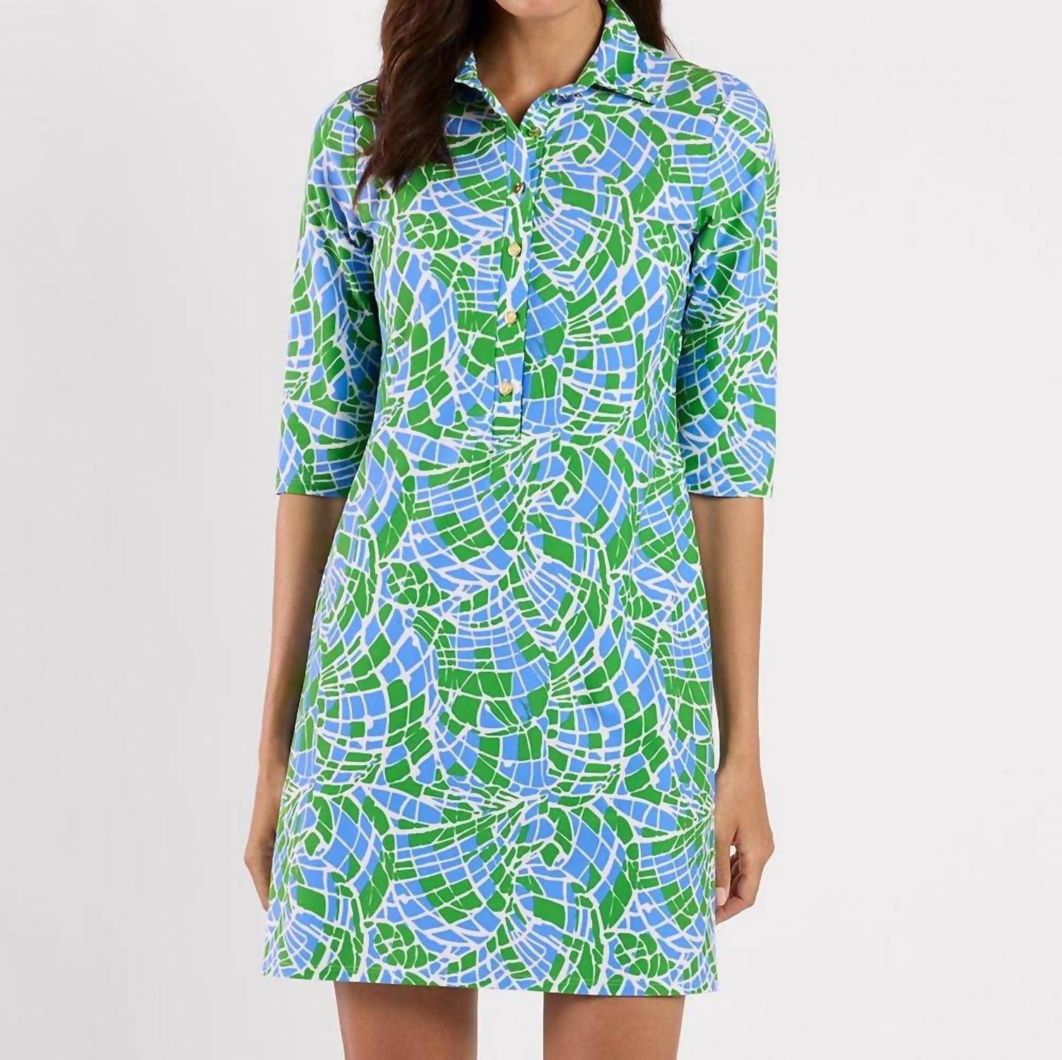 Jude Connally - Women's Susanna Painted Mosaic Dress