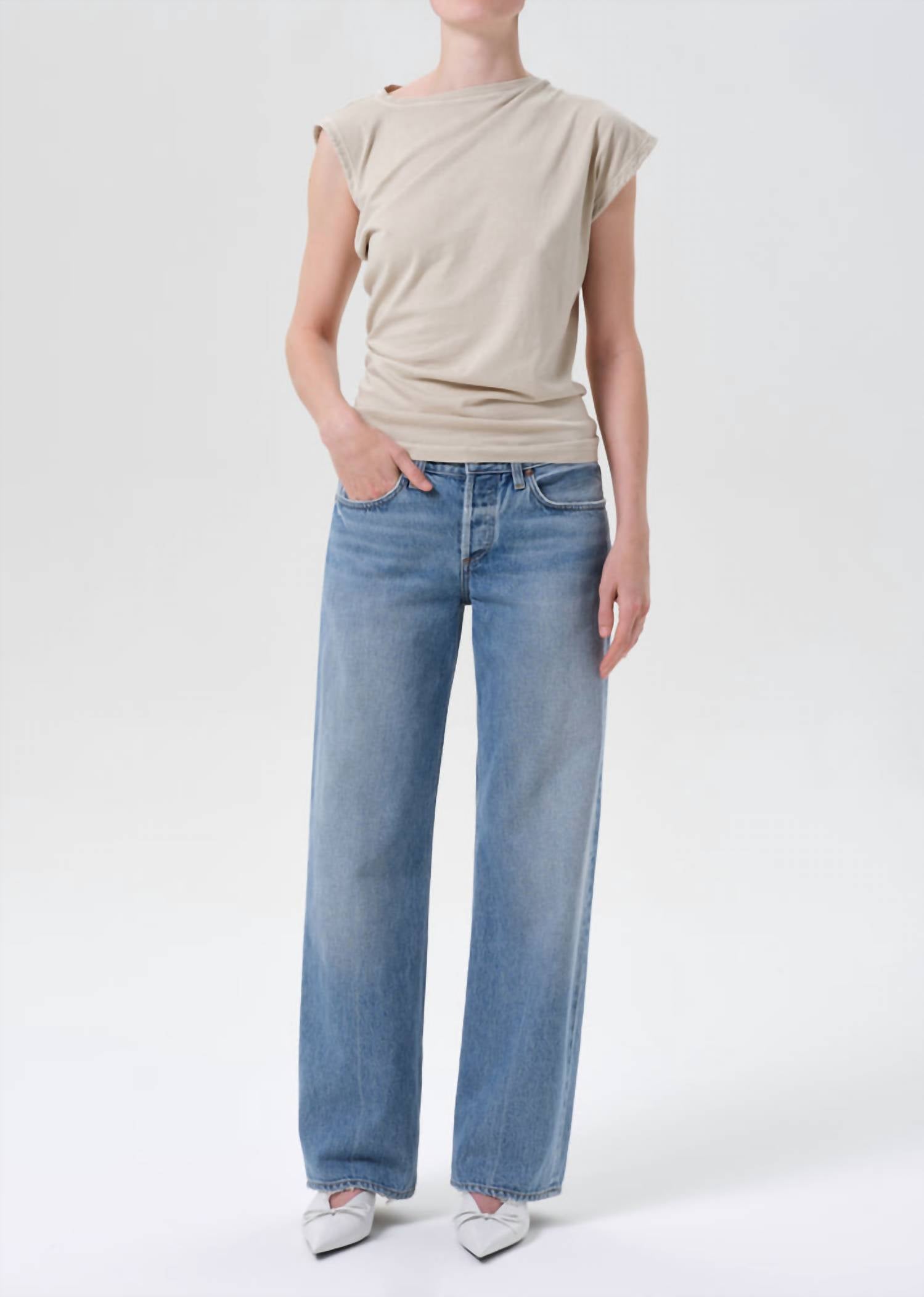 Agolde - Low Rise Loose Jeans