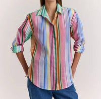 Hinson Wu - Halsey Linen Stripe Shirt