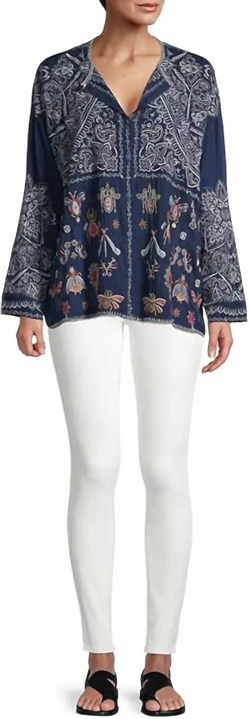 Johnny Was - Renenutet Long Sleeve Blouse