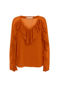 Marie Oliver - Trudy Sheer Sleeves Blouse
