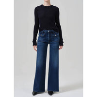 Citizens Of Humanity - Raven Patch Pocket Wide Leg Jean