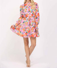 Fate - Floral Button Front Dress