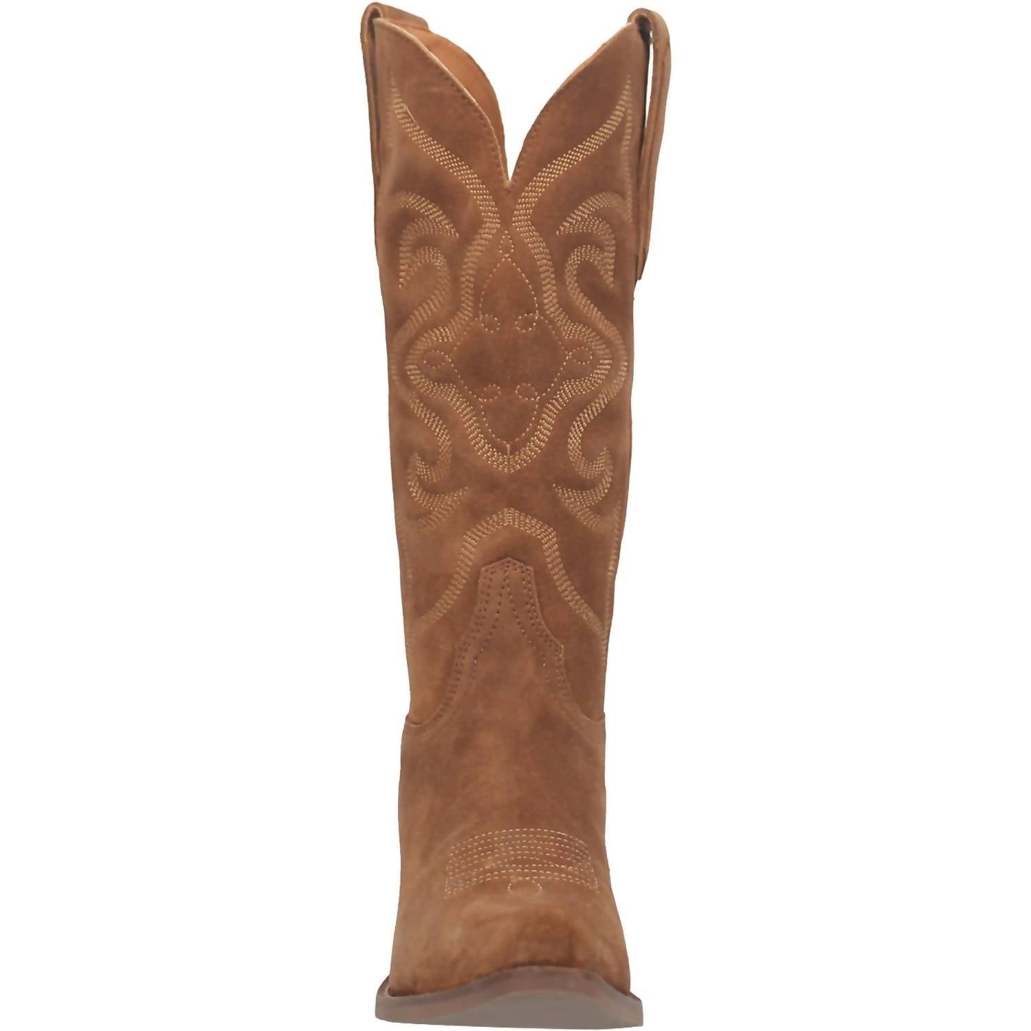 Dingo Women's Out West Leather Boot in camel - women's shoe - alternate view