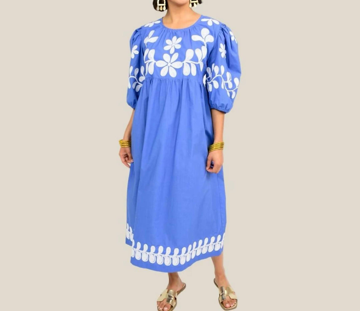 Uncle Frank - Cord Embroidered Dress