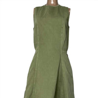 G-Star Women’s Short Corset Flare Twill Denim Mini Dress in green - women's dress