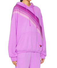 Aviator Nation - Unisex Cross Stripe Pullover Hoodie