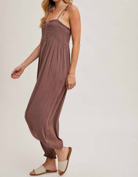Bluivy - Shoulder Tie Jumpsuit