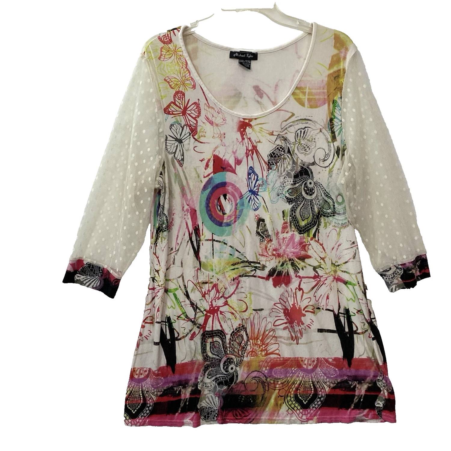 Michael Tyler - Women's 3/4 Length Sleeve Dress