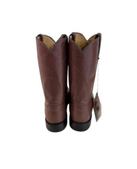 Justin Women's Riding Boot in brown - women's shoe - detail view