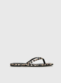 BiLLiNi Women's Tove Flip Flops in leopard - women's sandal