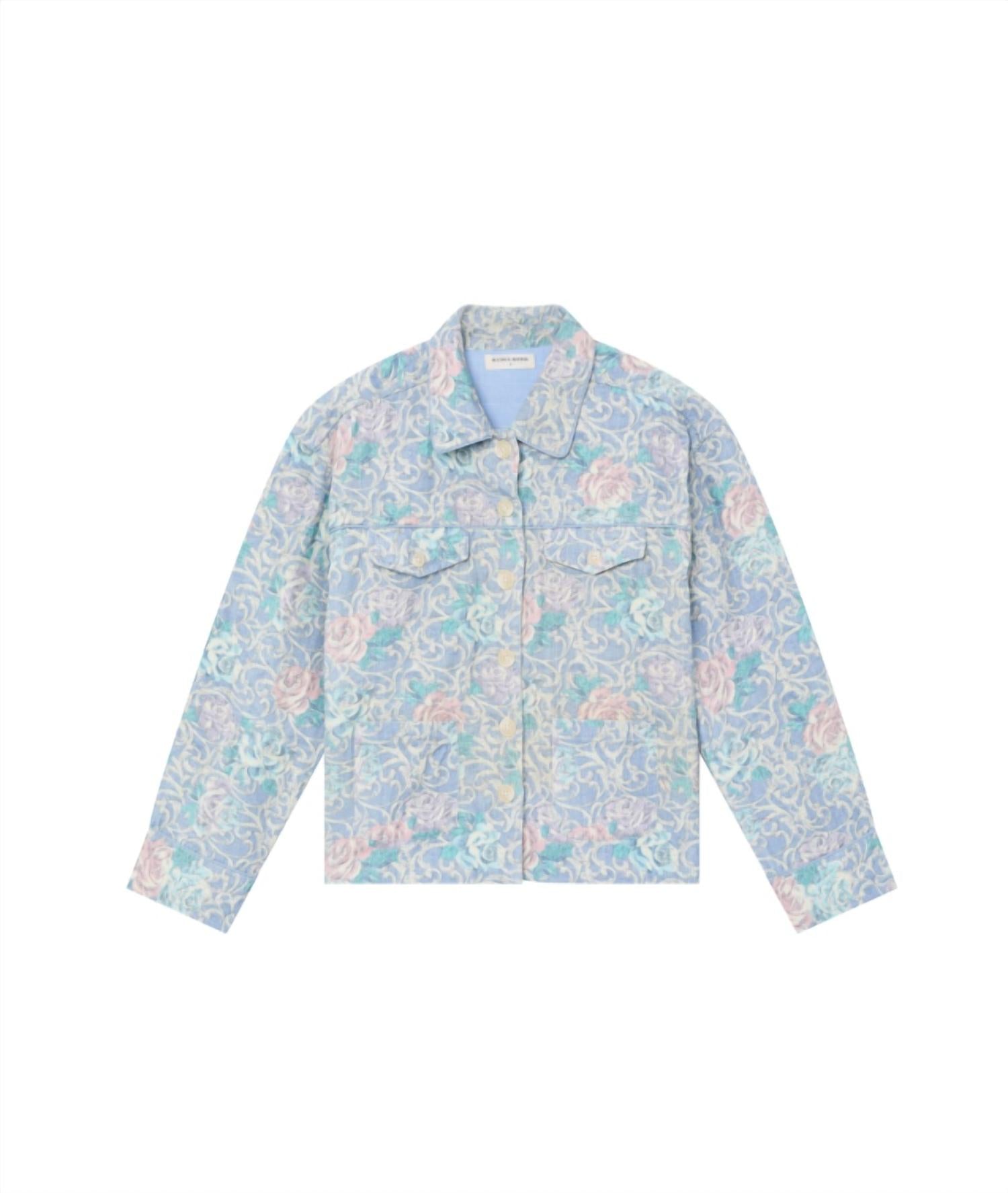 Maison Hotel - Women's Floral Button Jacket