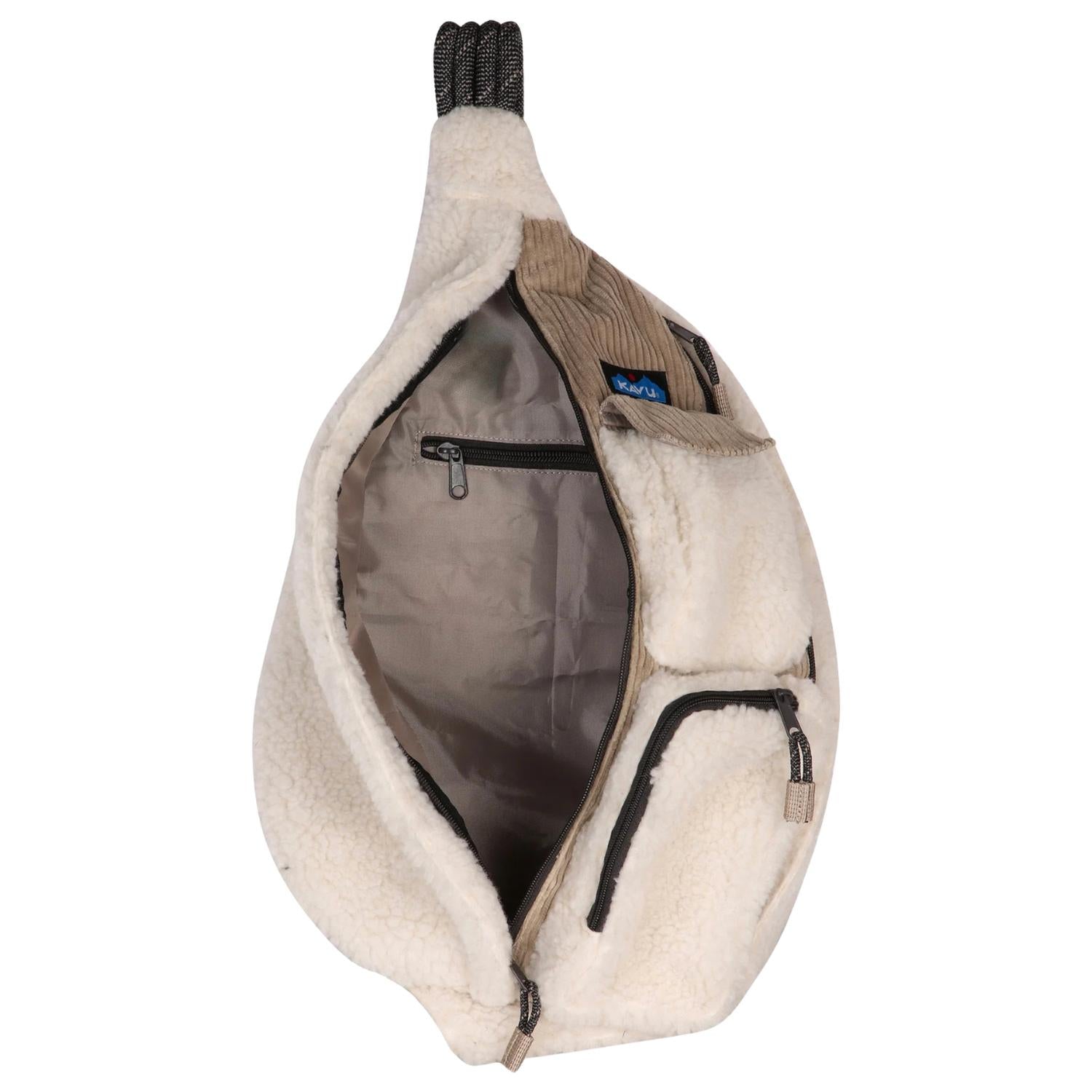 KAVU Women's Rope Snug Bag in pebble beach - women's bag - detail view