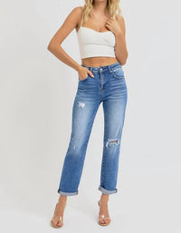 Risen - Ginny High Rise Girlfriend Jeans