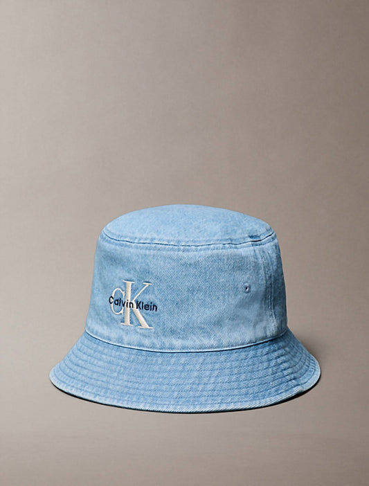 Calvin Klein - Men's Denim Signature Logo Bucket Hat