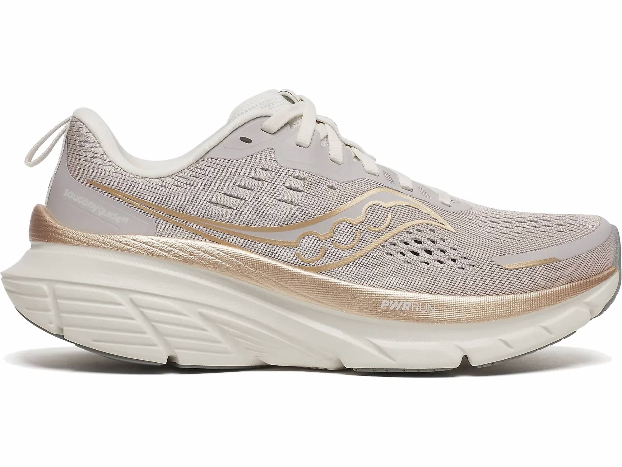 SAUCONY Women's Guide 18 Shoe - WIDE in oat quartz - women's sneaker