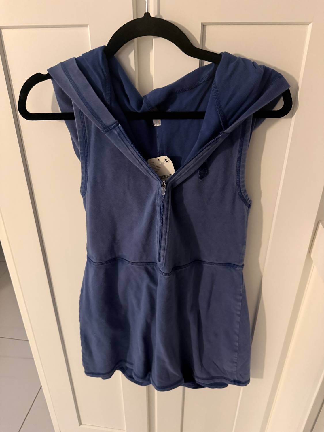 Free People Women's Mini hoodie dress in vintage blue - women's dress