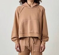 NSF Luma Oversize Poncho in faded caramel - women's sweater