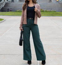 Grace And Lace - Pocketed Wide Leg Pants