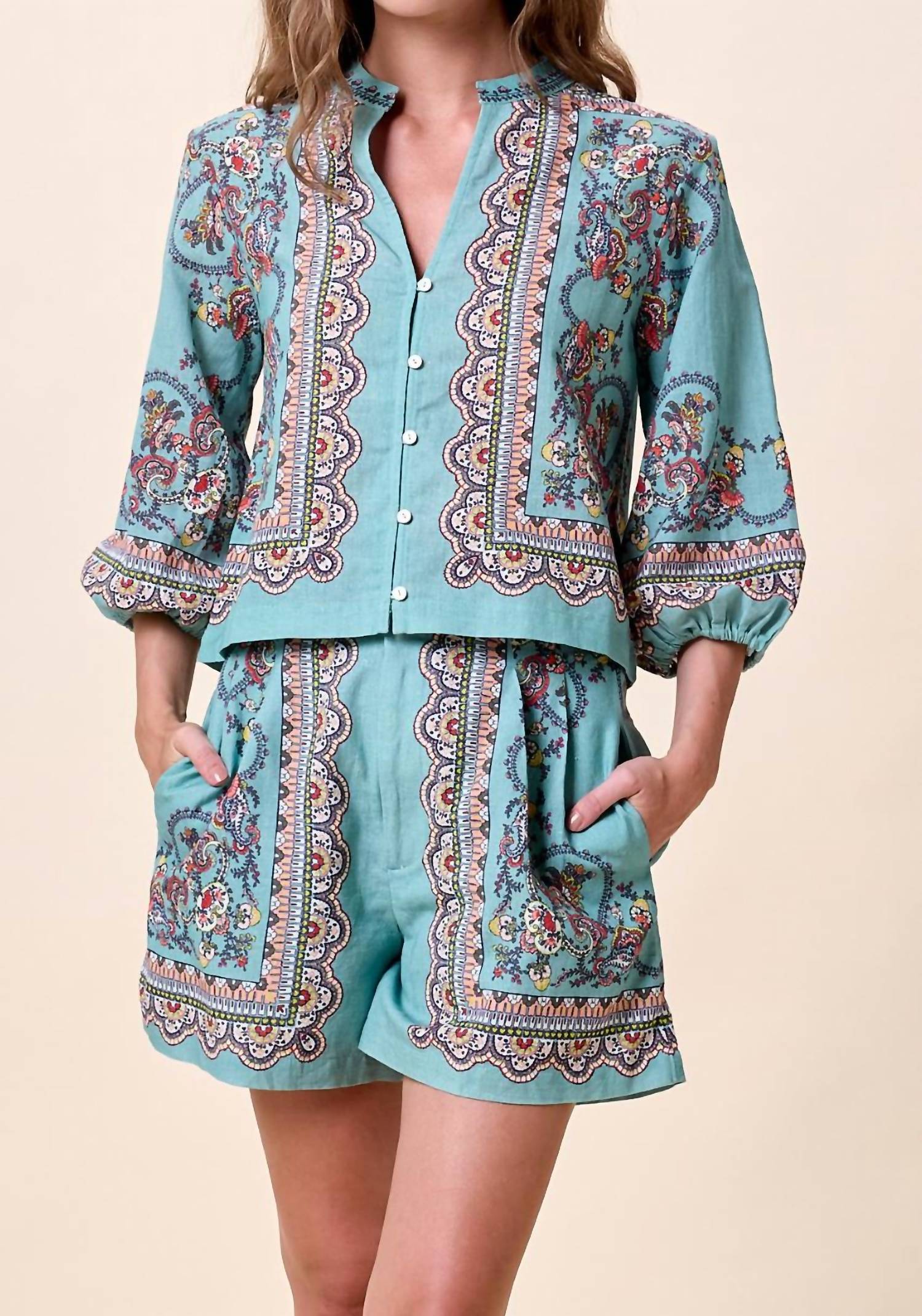 Cleobella - Bleura Noelle Button Front Blouse