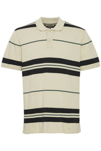 Blend - Knitted Striped Polo Shirt