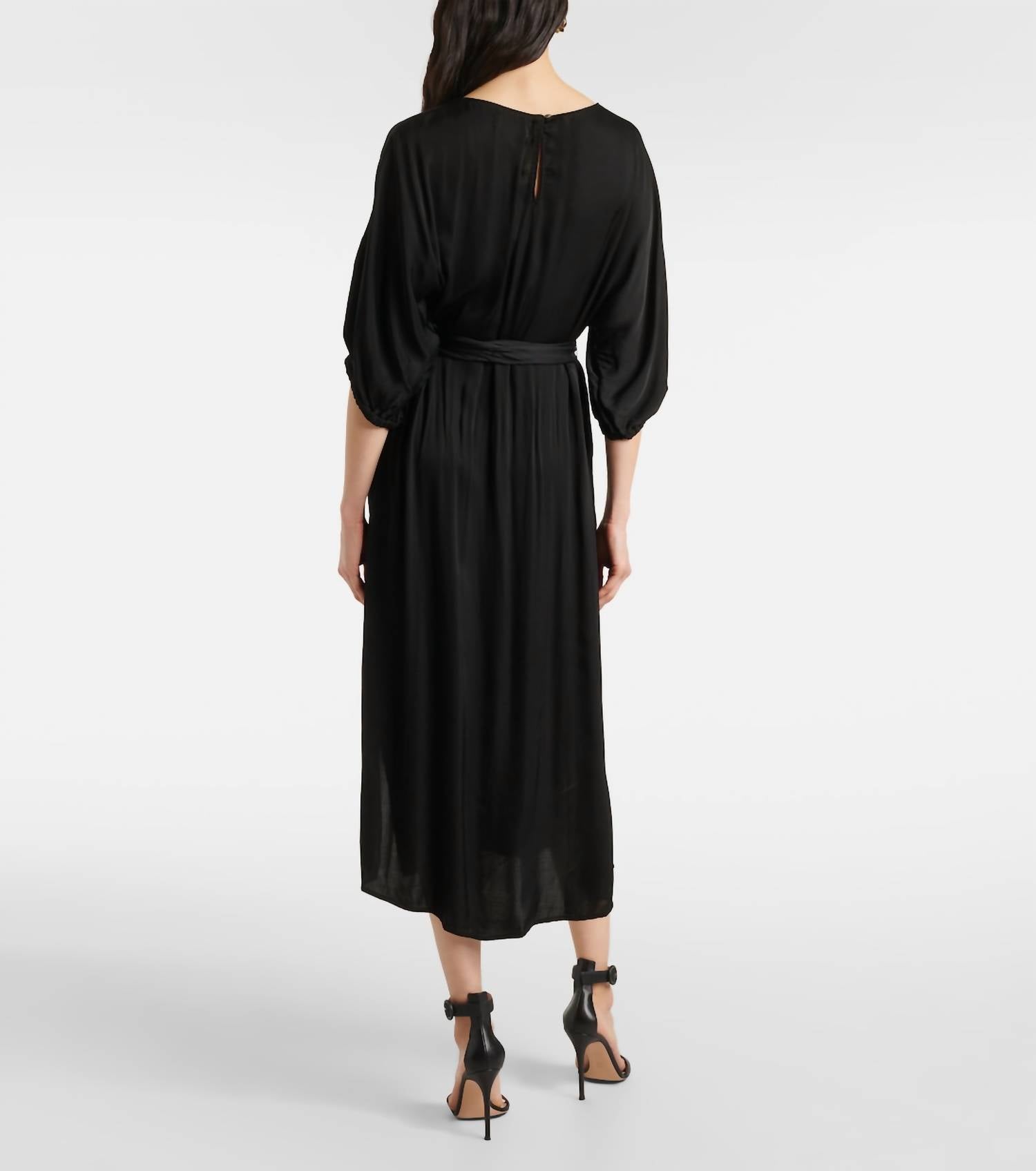 Velvet By Graham & Spencer - Laurel Puff Sleeve Midi Dress