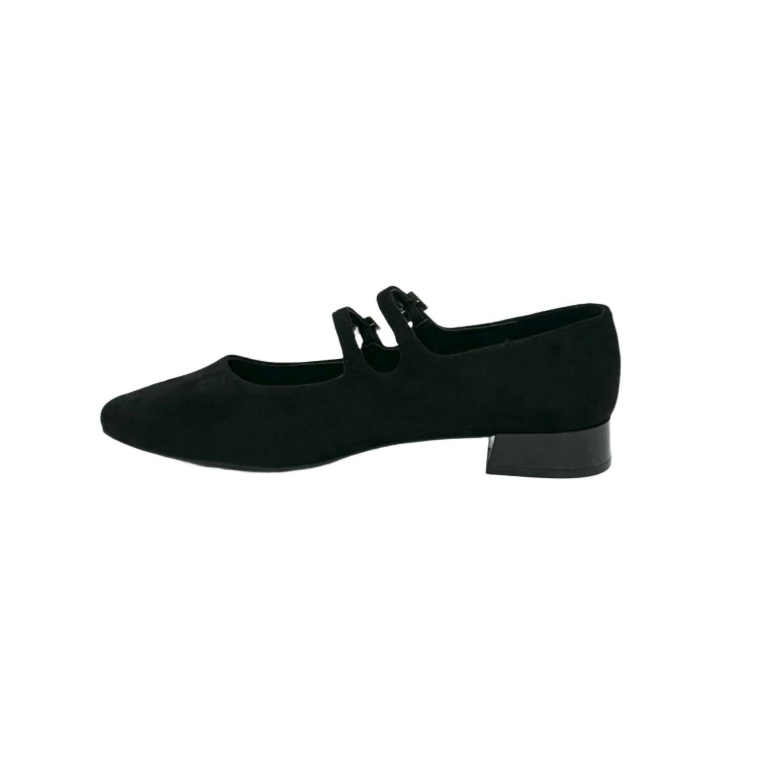 Exe - Women's Rosy Suede Mary Jane Flats