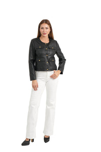 LOVE TOKEN Julie Jacket in black - women's jacket