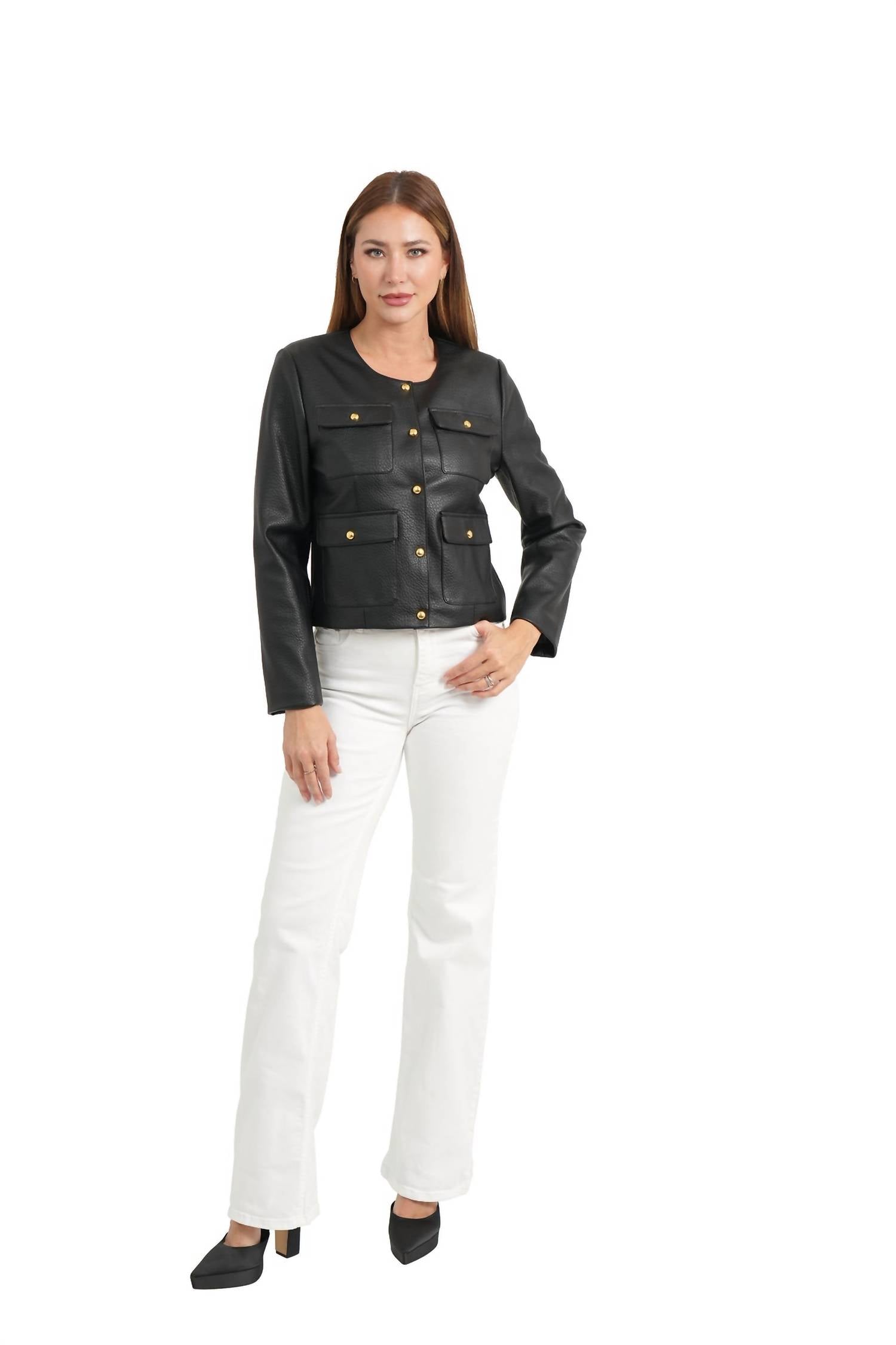 LOVE TOKEN Julie Jacket in black - women's jacket