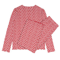 Minnow - Women's Holiday Bloom Pima Pajamas Set