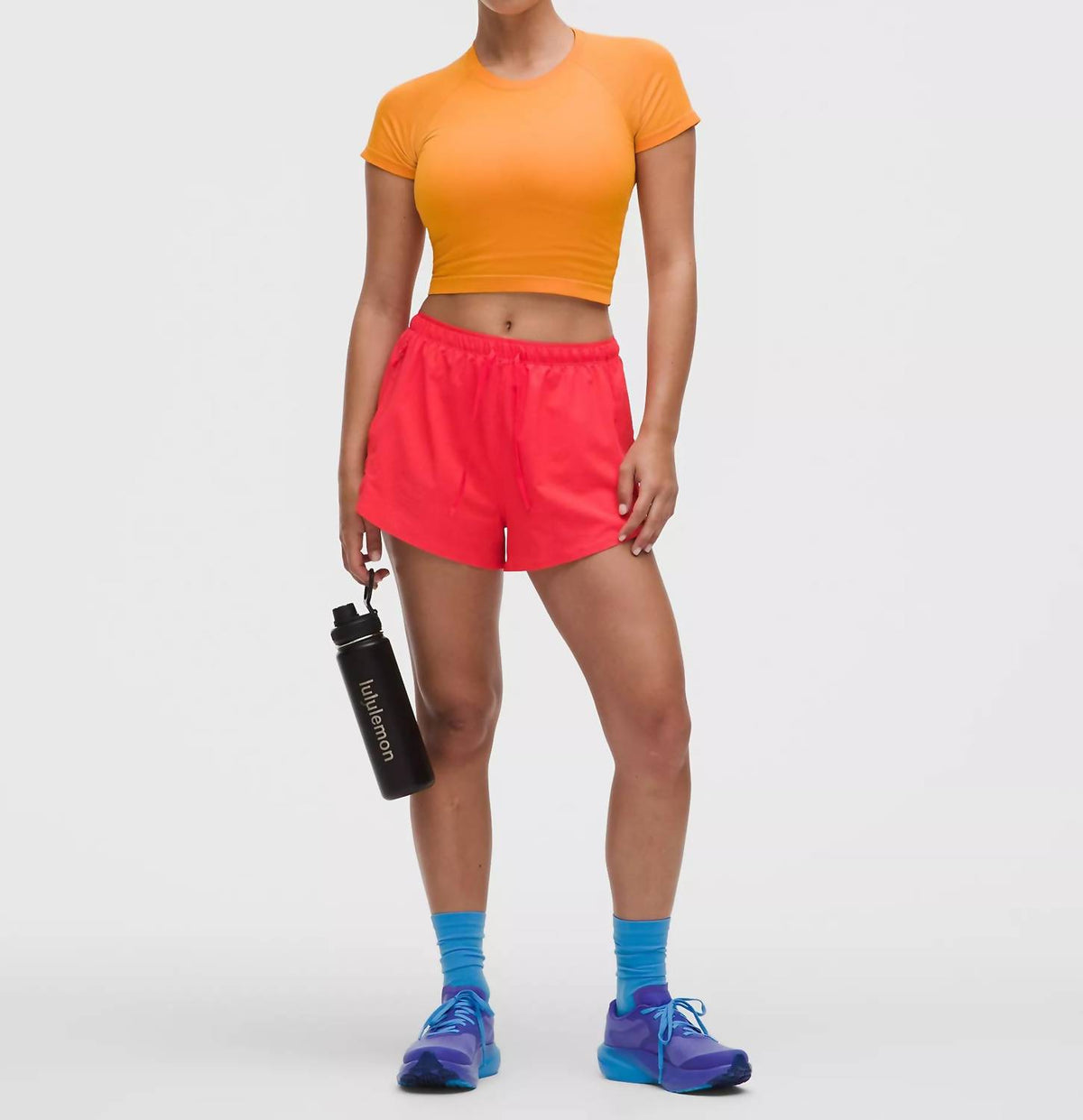Lululemon - Textured Mesh High-rise Running Short