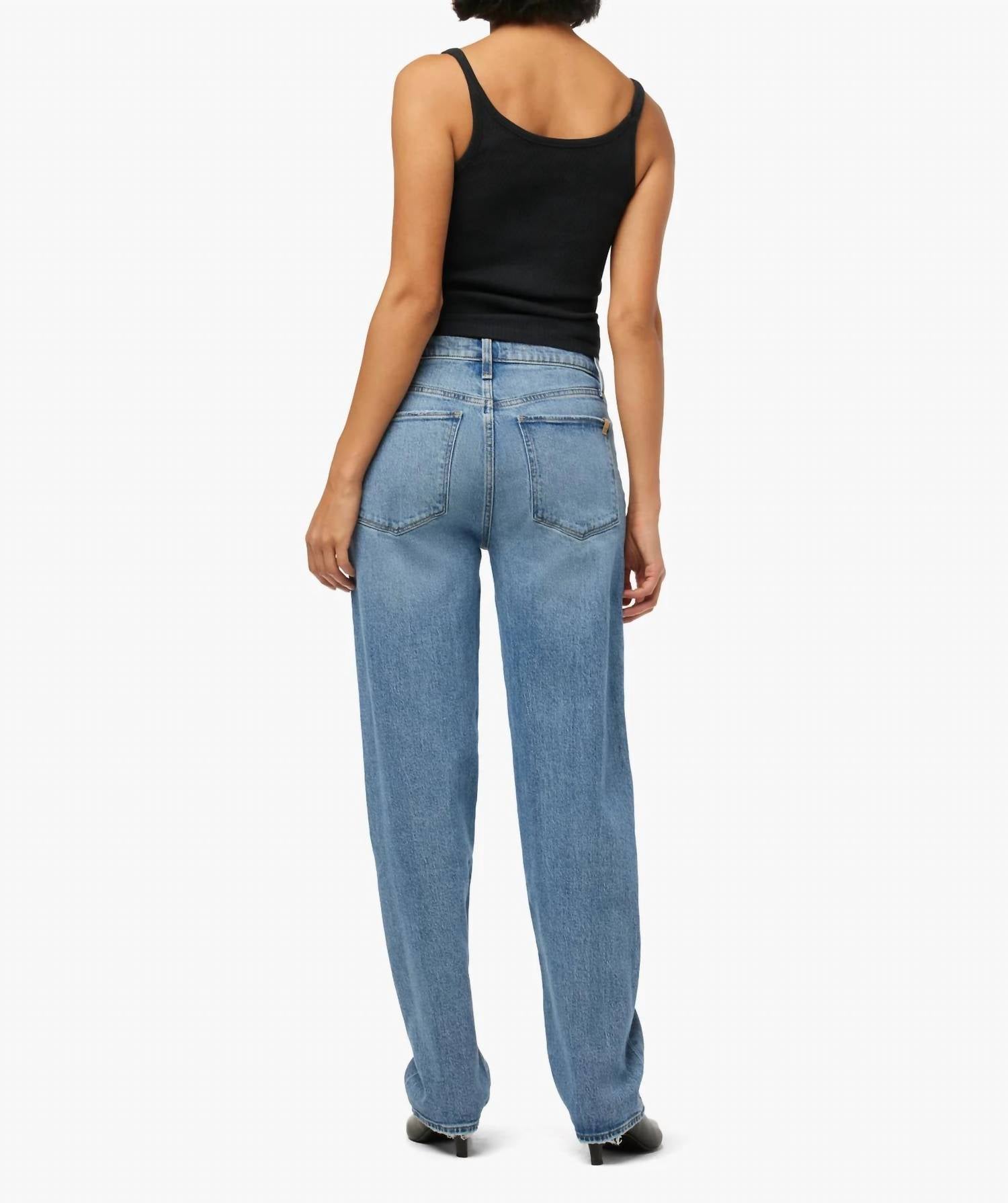 Joe's Jeans 90's Niki Boyfriend Jeans in bad habit mid wash - women's jeans - view 5