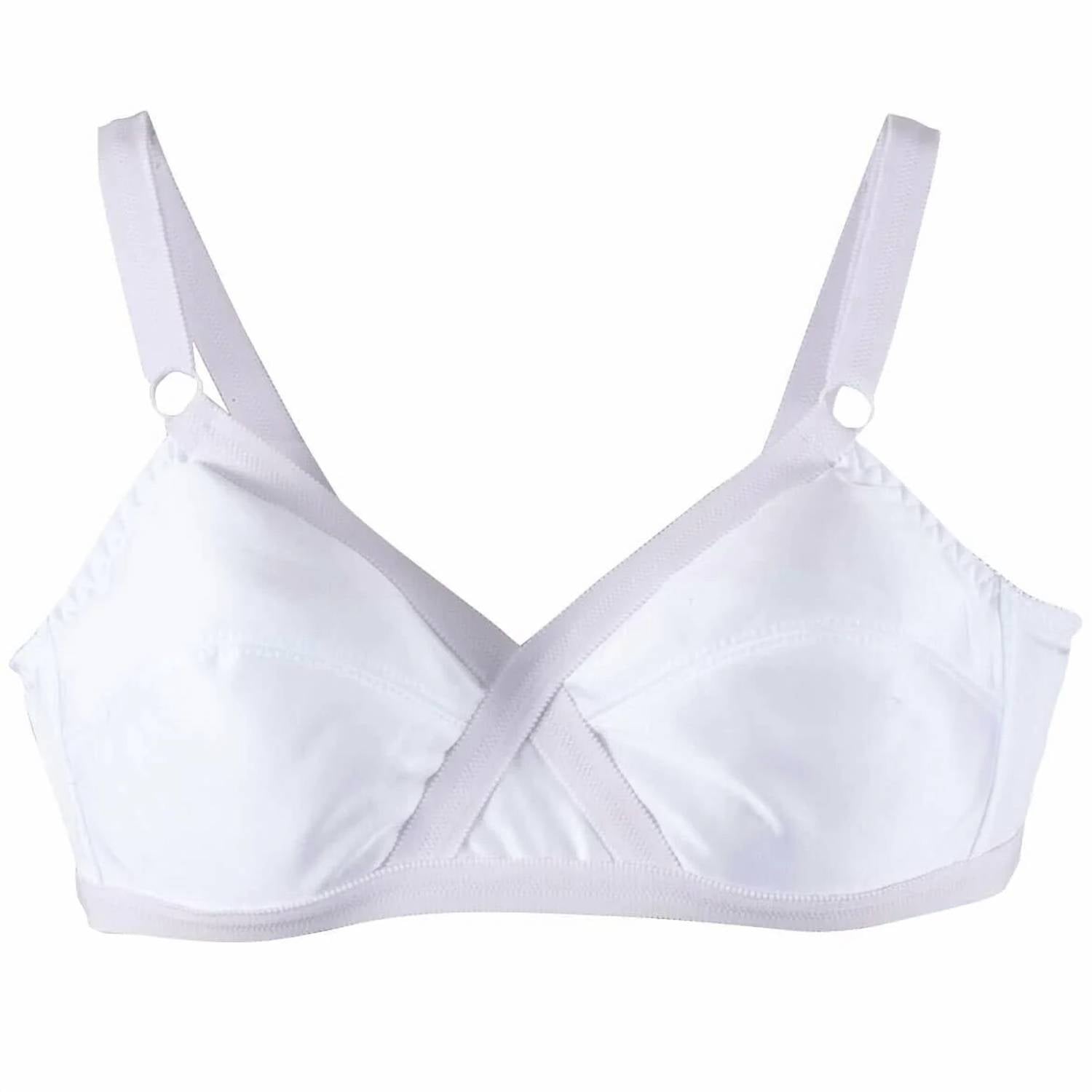 Walter Drake - Women’s Wireless Cross And Shape Bra - 2-pack