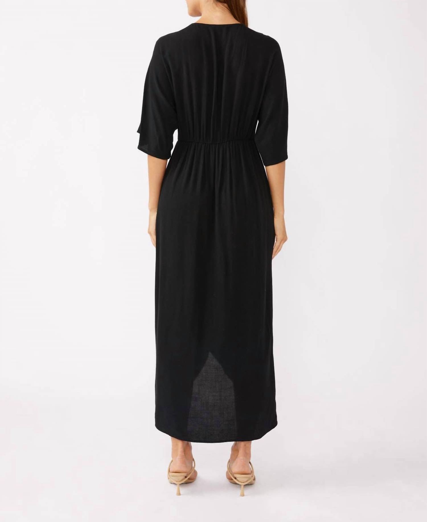 Lovestitch - Front Knot Kimono Dress