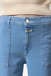 CLOSED Aria Flared Jeans in light wash - women's jeans - alternate view