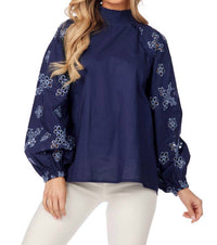 Mudpie - Emilia Eyelet Top