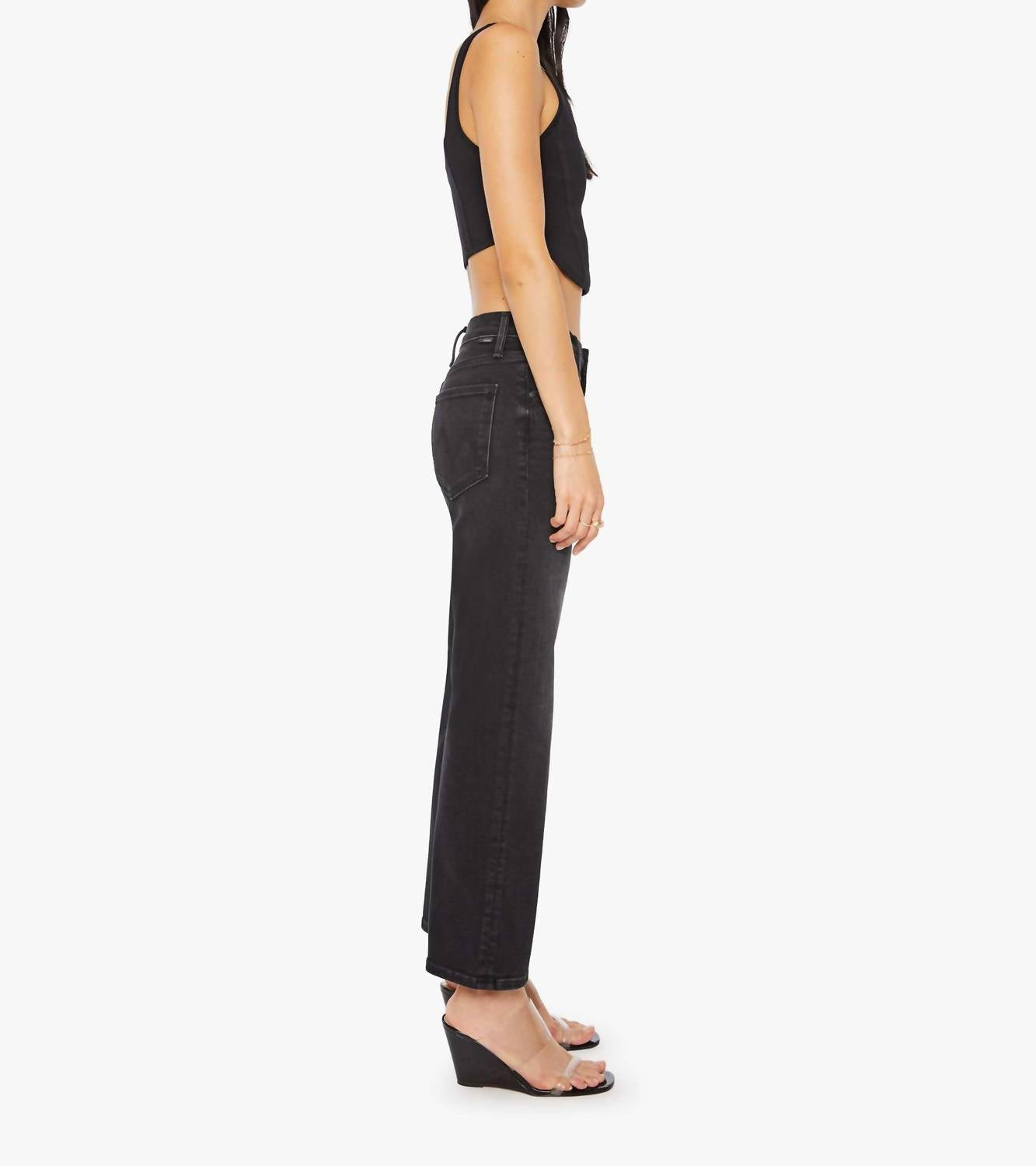 Mother - Women's Mid Rise Rambler Zip Flood Jeans