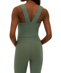 Beach Riot Evelina Top in olive - women's intimate - detail view