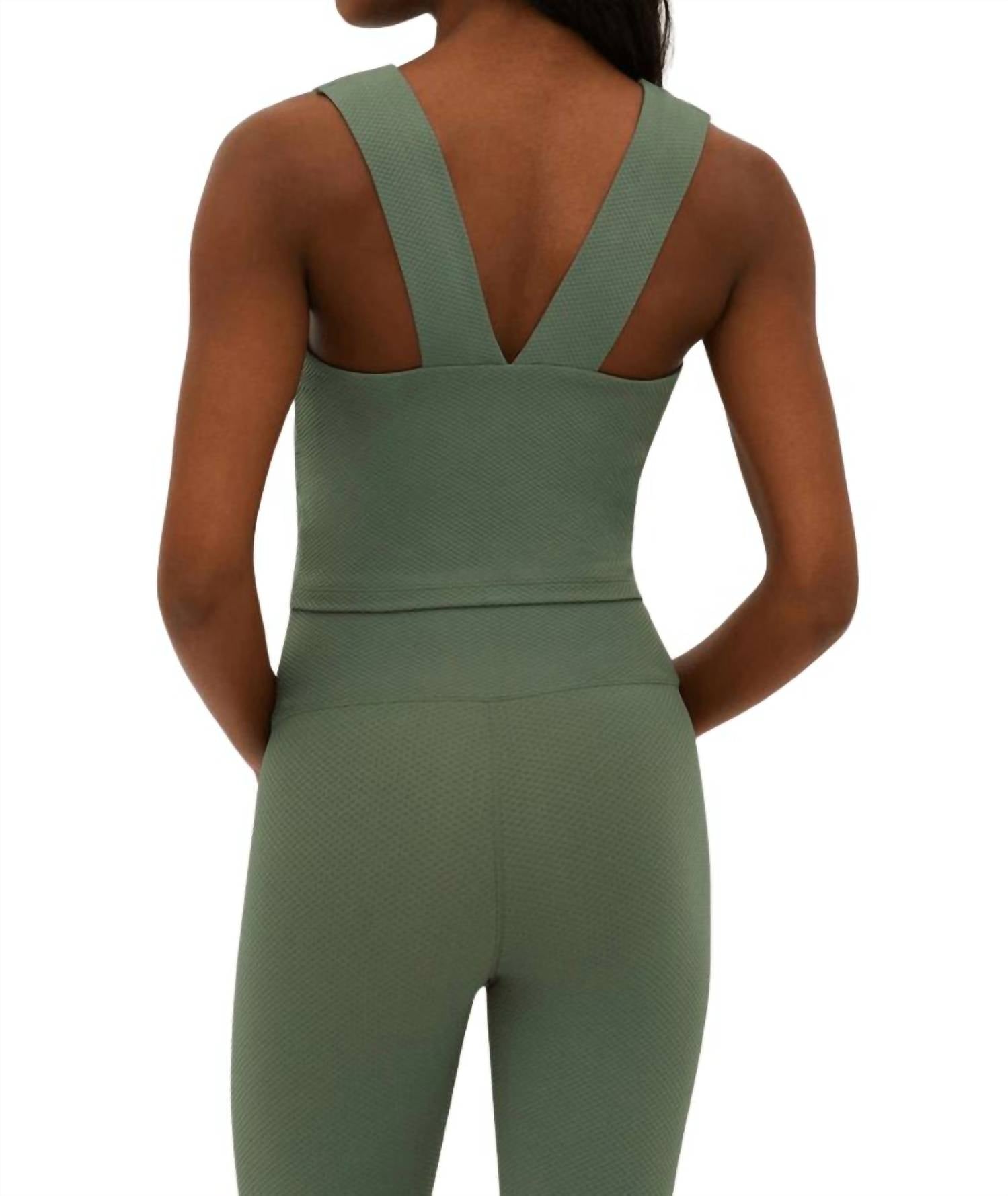 Beach Riot Evelina Top in olive - women's intimate - detail view