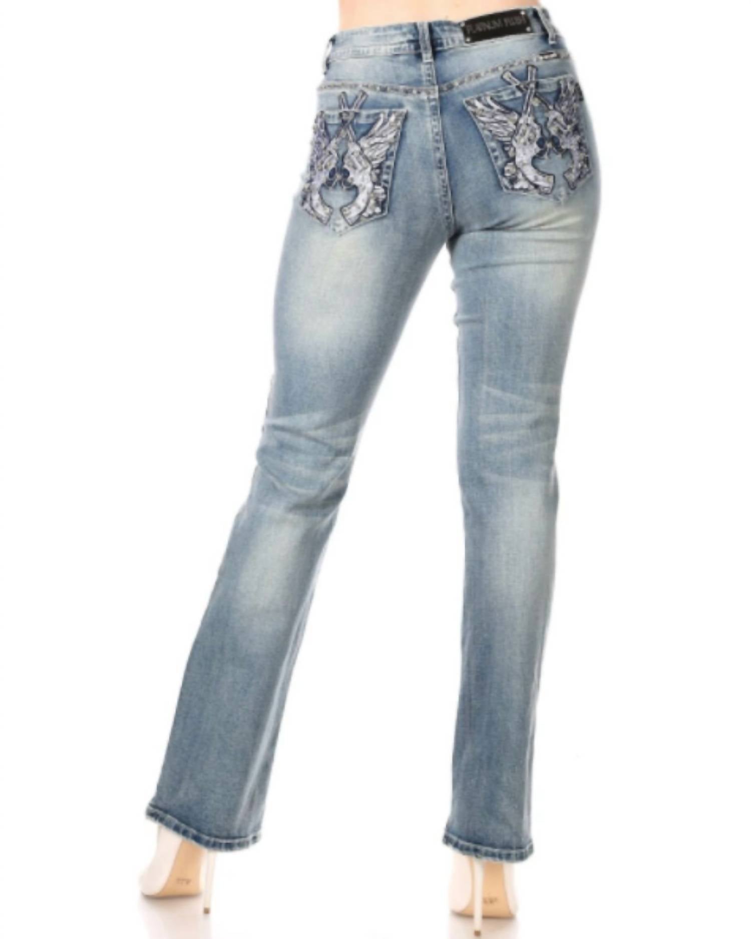 Bus Stop - My Rights™ Distressed Jean