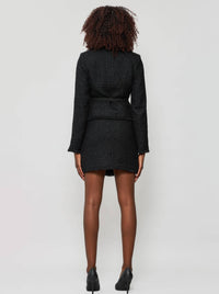 Solgo Atelier - Tia Shimmering Bouclé Crop Jacket