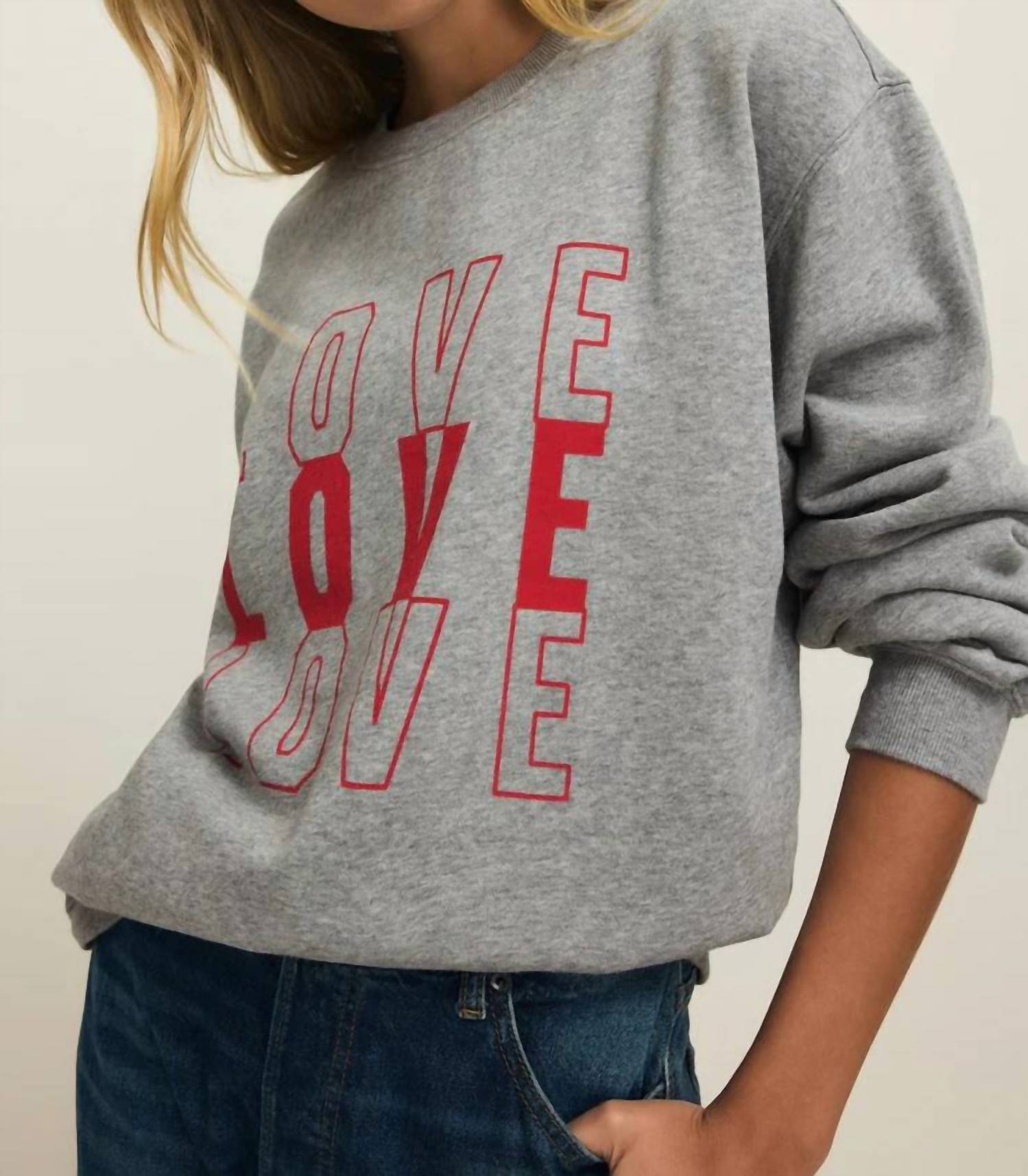 Z Supply - AMOR Boyfriend Sweatshirt