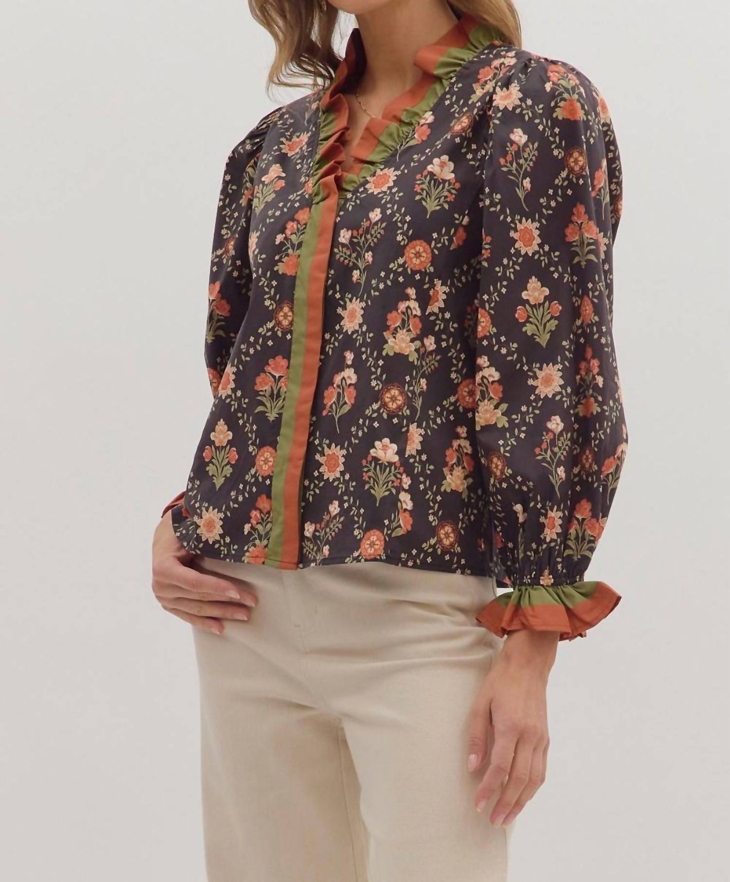 Entro - Feelin' Like Fall Long Sleeve Top