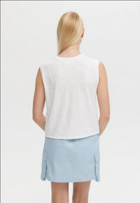Chrldr - Maude Sleeveless Muscle Crew Tee