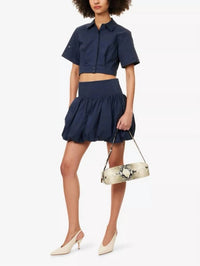 Simkhai - Sabrina Short Sleeve Crop Top