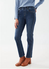 FDJ Tuxedo Pull-on Jeans in dark wash - women's jeans