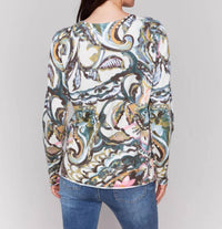 Charlie B - Snow Wash V-neck Sweater
