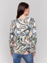 Charlie B - Snow Wash V-neck Sweater