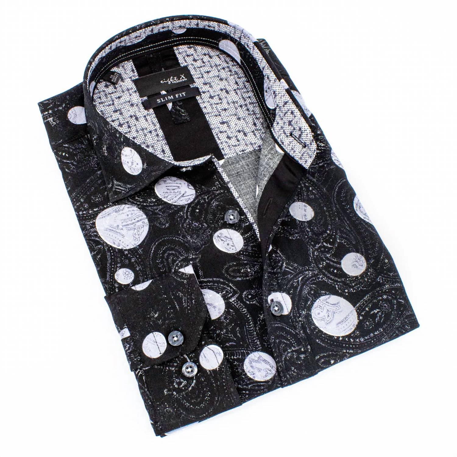 Eight X - Spotlight on Paisley Button Down Shirt