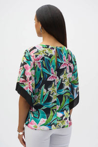 Joseph Ribkoff - Chiffon Tropical Top